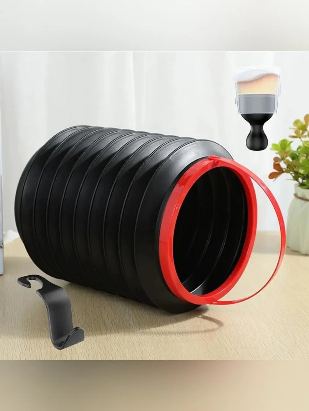 Collapsible Foldable Car Trash Bucket, Camping Trash Can Automotive Container
